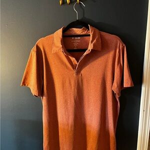 Men's Orange Polo Shirt